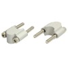 Set inaltatoare ghidon - culoare: argintiu - pentru ghidon de 22 mm
