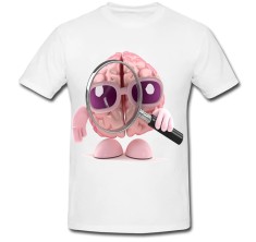 Tricou &amp;quot; Creier cu lupa &amp;quot; foto