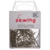 Ace Cu Gămălie, Set 200 Bucăți, Lungime 3 cm, Argintiu, Metalic, Oem