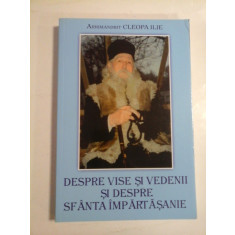 DESPRE VISE SI VEDENII SI DESPRE SFANTA IMPARTASANIE - ARHIMANDRIT CLEOPA ILIE