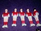 Lot 10 figurine fotbalisti vechi,Figurine fotbalisti Joc fotbal de masa vechi