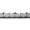 Grila masca radiator Peugeot Partner, 03.2008-06.2012, Fata, negru, Aftermarket