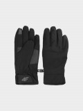 Mănuși din tricot Touch Screen unisex - negre, 4F Sportswear