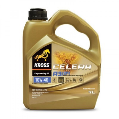 Ulei Kross Celera 10W40 A3 B4 4 litri foto