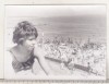 Bnk foto Eforie Sud - plaja - anii `70, Alb-Negru, Romania de la 1950, Natura