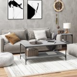 Cumpara ieftin Măsuță de cafea, gri sonoma, 80x50x40 cm, lemn prelucrat