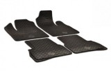Covorase Auto Cauciuc Fiat Doblo I (2000-2009) Umbrella, Set Complet Fata+Spate, Gri Carbon, Anti-Alunecare, Bordura Inalta