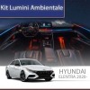 Lumini ambientale Hyundai Elentra 2020-2023 dedicat set complet control telefon sau sistem original CarStore Technology