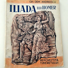Carte veche Gh Dem Andreescu Iliada lui Homer