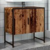 VidaXL Dulap pentru chiuvetă baie lemn vechi 60x33x60cm lemn prelucrat
