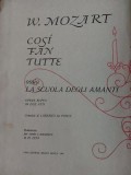 PARTITURA W. Mozart- Cosi fan tutte