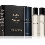 Cumpara ieftin Chanel Bleu de Chanel parfum + refill pentru bărbați 3x20 ml
