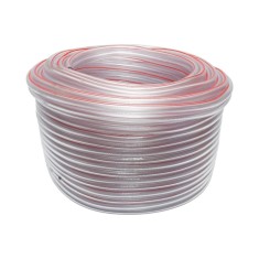 Rola 50m furtun de vidat transparent dublu pentru aparat de muls vaci Breckner Germany foto