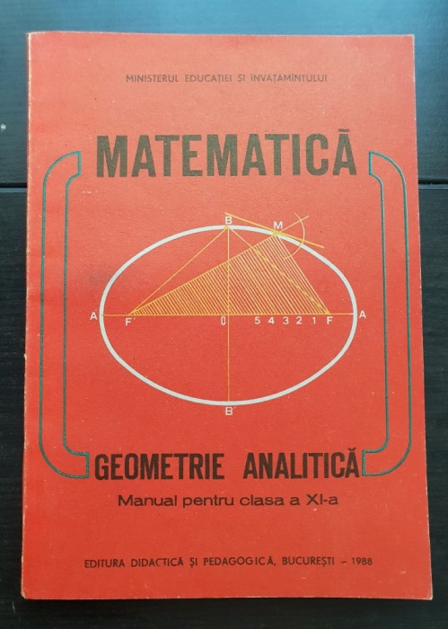 Matematică. Geometrie analitică. Manual pentru clasa a XI-a - Constantin Udriște, Valeria Tomuleanu