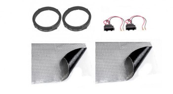 Set adaptoare audio difuzoare Seat - inele / adaptor cablu boxe, insonorizant foto