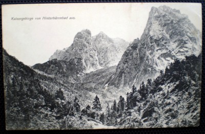 P.119 CP AUSTRIA KAISERGEBIRGE 1918 foto