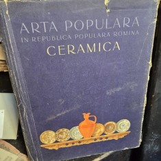 Arta populara in Republica Populara Romana. Ceramica