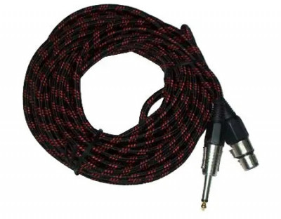 Cablu Microfon XLR Mama - 6.3 Tata 3 m foto