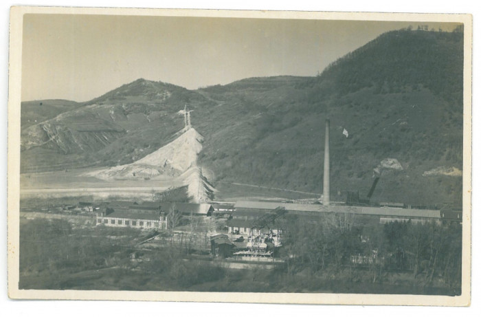 5321 - GURA BARZA, Hunedoara, gold ore - old postcard, real Photo - unused