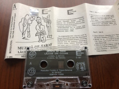 muzica de taraf lautarii din clejani caseta audio muzica lautareasca 1994 foto