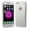 Husa Full Cover 360&deg; (fata + spate + geam sticla) pentru Apple iPhone 6 / 6S, argintiu
