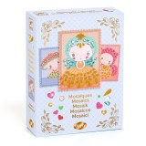 Kit creativ cu mozaic Tinyly Stella, Minico &amp; Mushy, Djeco