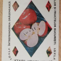 M3 C31 3 - 1968 - Calendar de buzunar - reclama legume - fructe