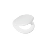 Cumpara ieftin Capac pentru WC cu burete, alb, 400 x 365 mm