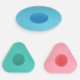 Set Radiere Forma Piatra, Ovala si Triunghiulara, Culori Pastel, 3 bucati, CMCLASS