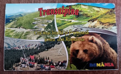 D1 - Magnet frigider - tematica turism - Transalpina - Romania 88 foto