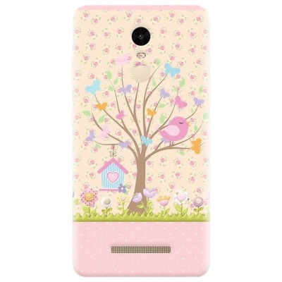 Husa silicon pentru Xiaomi Remdi Note 3, Cute Birdhouse foto