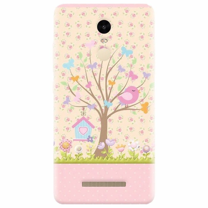 Husa silicon pentru Xiaomi Remdi Note 3, Cute Birdhouse