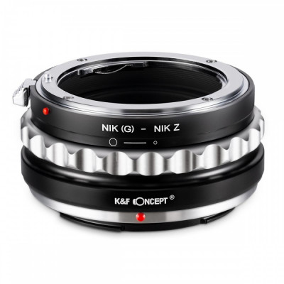 Adaptor montura K&amp;amp;F Concept NIK(G)-Nik Z de la Nikon G la Nikon Z6 Z7 KF06.369 foto