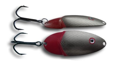 LINGURA OSCILANTA BERTILURE LUCKY REDTAIL 73MM/10GR NICKEL foto