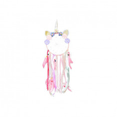 Decoratiune Dream Catcher model unicorn cu led