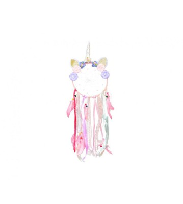 Decoratiune Dream Catcher model unicorn cu led foto