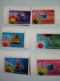 AJMAN, COSMOS - SERIE COMPLETĂ MNH, Nestampilat