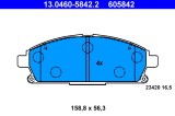 ATE 13.0460-5842.2 set placute frana,frana disc