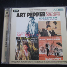 Art Pepper - Four Classics Albums _ dublu cd _Avid Jazz (2008 , UK )