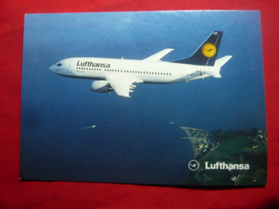 Ilustrata Avion Boeing 737-300 - Lufthansa foto