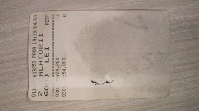 RARA - CARTELA VECHE METROU RECLAMA TIGARI ASSOS , ANUL 2000, 2 CALATORII foto