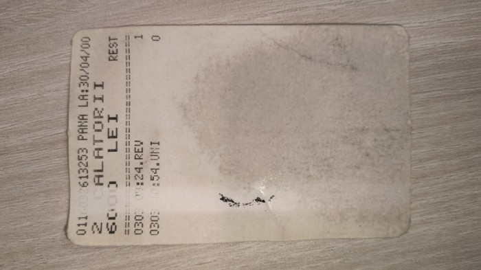 RARA - CARTELA VECHE METROU RECLAMA TIGARI ASSOS , ANUL 2000, 2 CALATORII