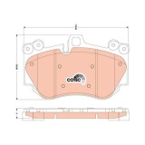 Placute frana Porsche Cayenne (955), 09.2002-09.2010, Motorizare 3.6, TRW