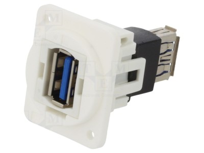 Conector adaptor USB A soclu USB 3.0 foto