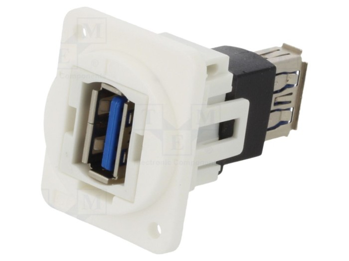 Conector adaptor USB A soclu USB 3.0