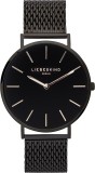 Cumpara ieftin Ceas dama analog Liebeskind, 38 mm, quartz, negru - RESIGILAT