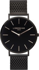 Ceas dama analog Liebeskind, 38 mm, quartz, negru - RESIGILAT