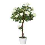 Cumpara ieftin Outsunny arbore artificial, camelia, 21 de flori, 90 cm | Aosom Ro