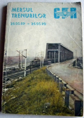 1989-1990 Mersul trenurilor de calatori CFR, Caile Ferate Romane foto