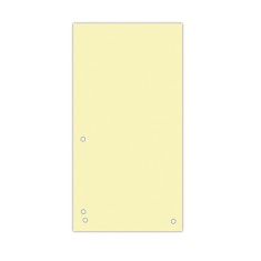 Separatoare Carton Pentru Biblioraft, 190 G/mp, 105 X 235mm, 100/set, Donau Duo - Galben foto